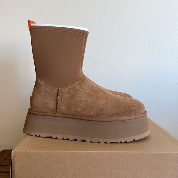 UGG Classic Dipper Boots Chestnut USA Women Size 9/UK 7/EU 40 - Picture 8 of 14